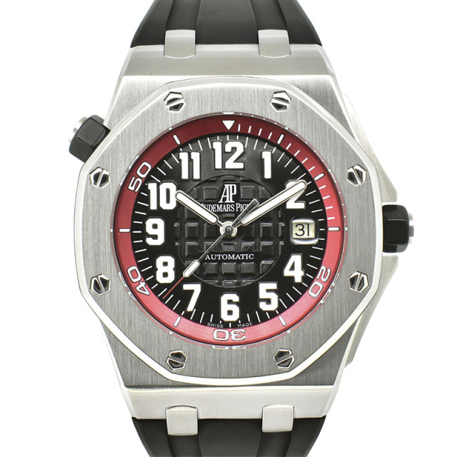 オーデマ・ピゲ　AUDEMARS PIGUET　ロイヤルオーク オフショアダイバー ブティック限定　15701ST.OO.D002CA.03　ブラック　SS　42mm　USED　中古