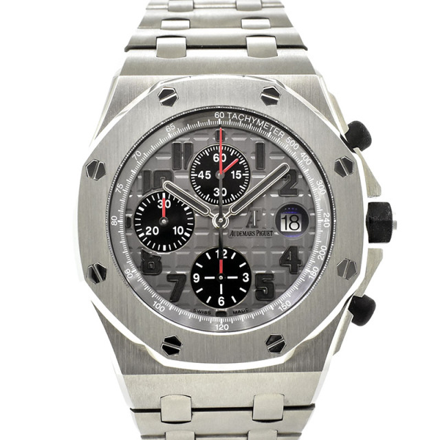オーデマ・ピゲ　AUDEMARS PIGUET　ロイヤルオーク オフショアクロノグラフ　26170TI.OO.1000TI.01　チタン　グレー　42mm　USED　中古