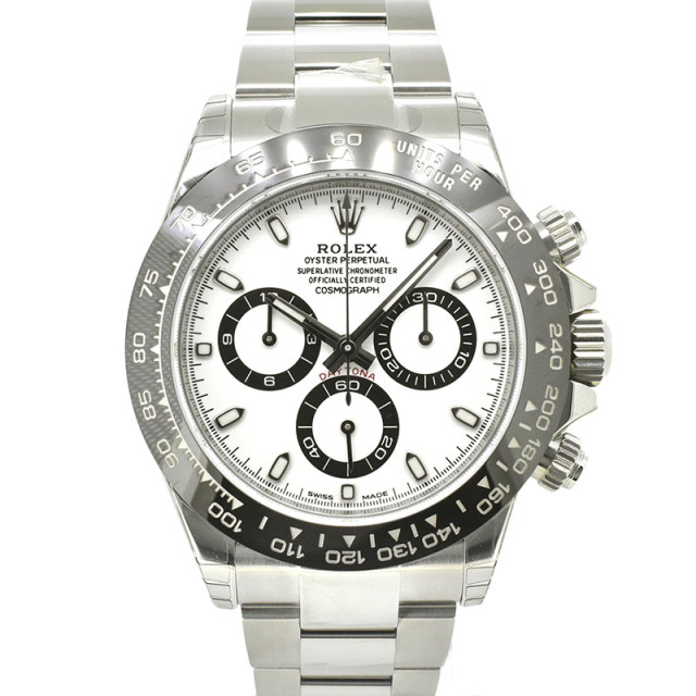 ロレックス　ROLEX　コスモグラフ　デイトナ　Ref.116500LN　ホワイト　セラミックベゼル　未使用品