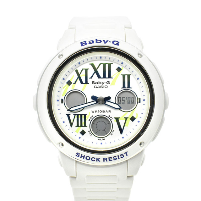 カシオ　ＣＡＳＩＯ　Baby-G コズミックインデックスシリーズ　BGA-150GR　クォーツ　47.5×42.8×12.8mm　USED　中古