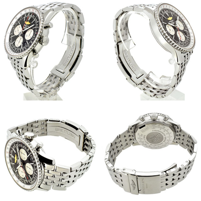 ブライトリング BREITLING ナビタイマー01 A022B01NP 自動巻 ブラック SS 43mm USED 中古