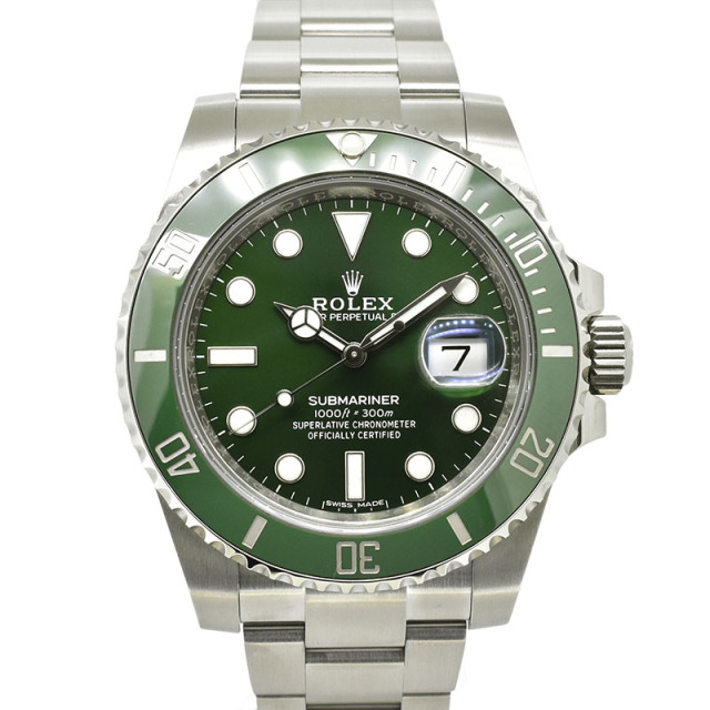 ロレックス　ROLEX　サブマリーナデイト　グリーン　116610LV　ランダム番　国内正規品　未使用品