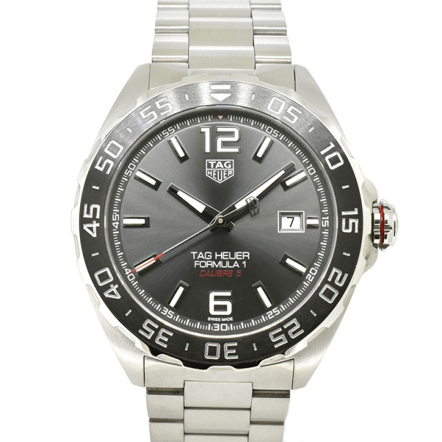 タグホイヤー　TAG HEUER　フォーミュラ1 キャリバー5　WAZ2011.BA0842　グレー　43mm　未使用品