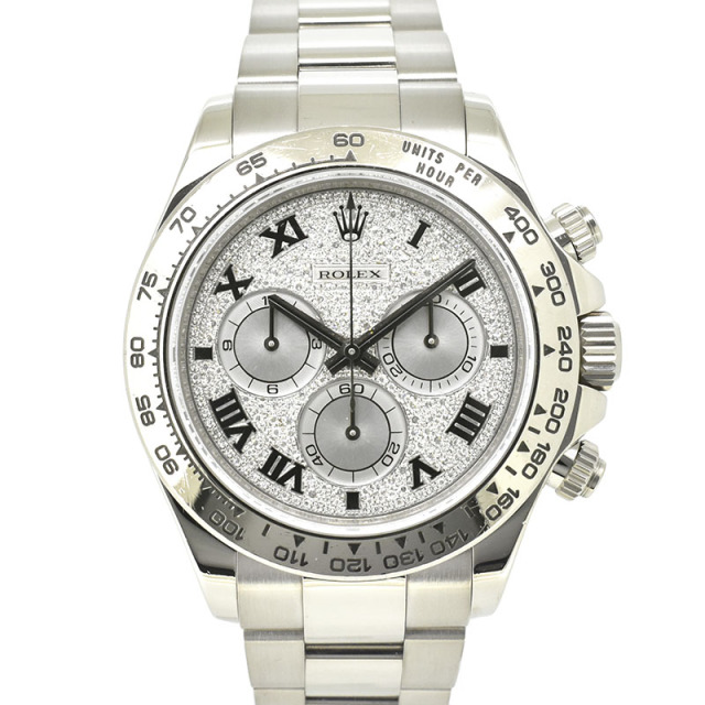 ロレックス　ROLEX　デイトナ　116509ZER　パヴェダイヤ　18KWG　Z番　40mm　USED　中古