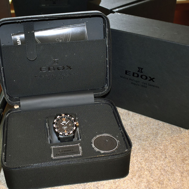 エドックス EDOX クラスワン アイスシャーク2 96001-37NO2-NIO 日本100 