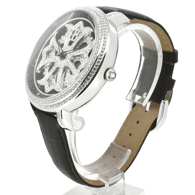 ブリラミコ BRILLAMICO リリー 46.5mm クォーツ スワロフスキー 未使用品