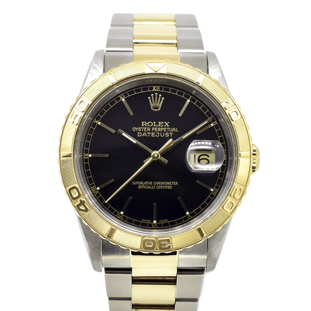 ロレックス　ROLEX　デイトジャスト サンダーバード　16263　ブラック　K番　36mm　USED　中古