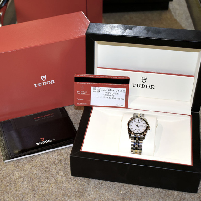 TUDOR チュードル　時計箱3点セット チューダー(チュードル) TUDOR グラマーデイト 11Pダイヤ 53003 31mm