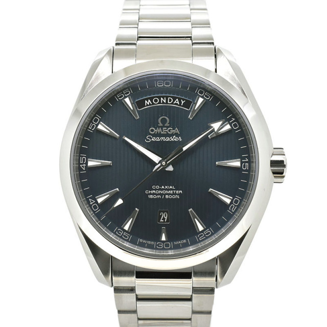 オメガ　OMEGA　シーマスター アクアテラ コーアクシャル デイデイト　231.10.42.22.03.001　ブルー　41.5mm　新品アウトレット