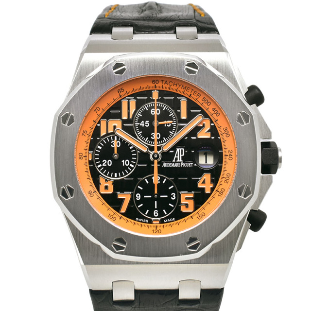 オーデマ・ピゲ　AUDEMARS PIGUET　ロイヤルオーク オフショア クロノグラフ ボルケーノ　26170ST.OO.D101CR.01　革ベルト　42mm　USED　中古
