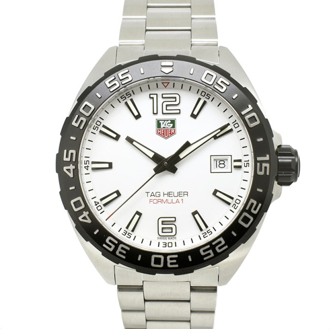 タグホイヤー　TAG HEUER　フォーミュラ1　WAZ1111.BA0875 　ホワイト　クォーツ　SS　41mm　未使用品