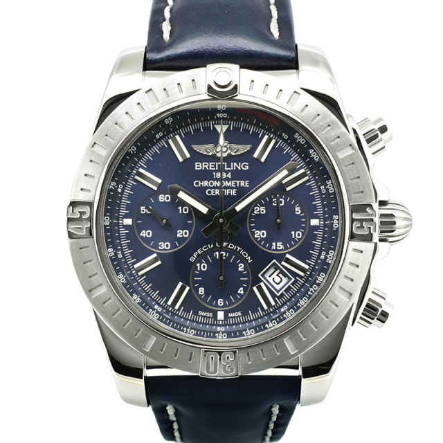 ブライトリング　BREITLING　クロノマットJSP　A001C56KBD　日本限定　44mm　SS　ブルー　USED　中古