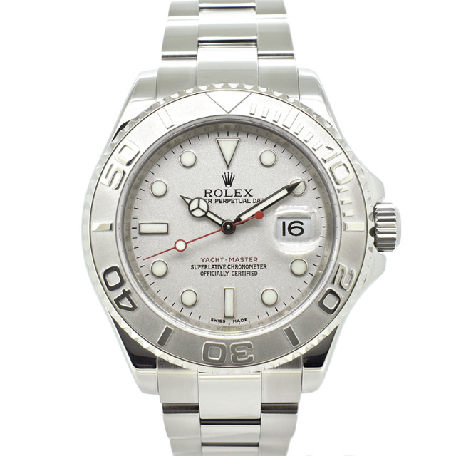 ロレックス　ROLEX　ヨットマスター ロレジウム　Ref.16622　プラチナベゼル　M番ルーレット　40mm　USED　中古