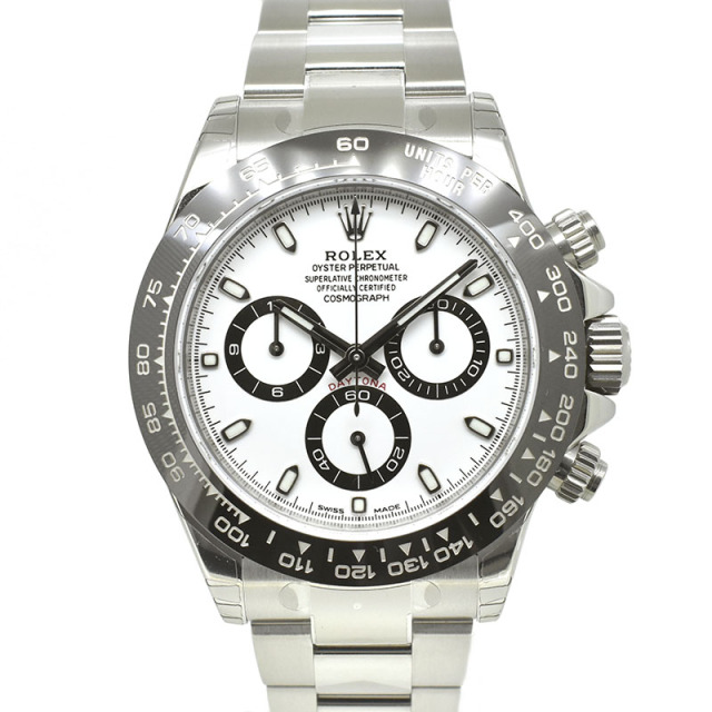 ロレックス　ROLEX　コスモグラフ　デイトナ　Ref.116500LN　ホワイト　セラミックベゼル　未使用品