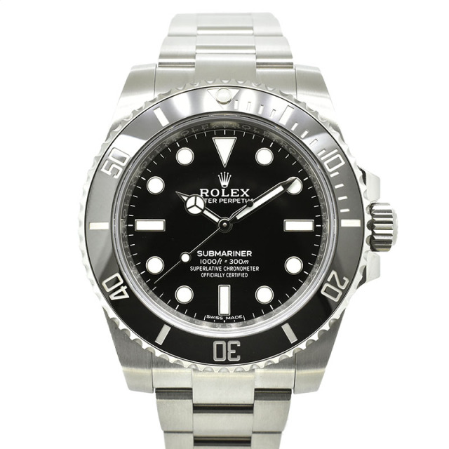 ロレックス　ROLEX　サブマリーナ ノンデイト　114060　メンズ　SS　ブラック　ランダム番　国内正規品　未使用品