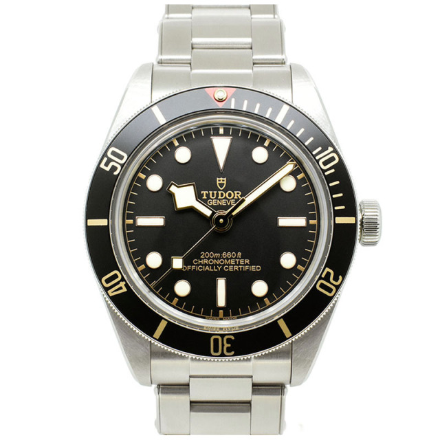 チューダー(チュードル)　TUDOR　ヘリテージ ブラックベイ フィフティエイト　79030N　39mm　ブラック　USED　中古