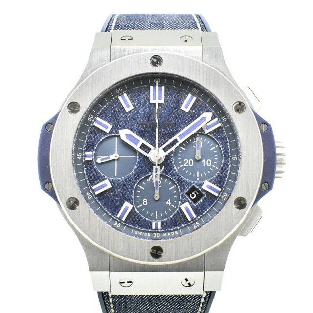 ウブロ　HUBLOT　ビッグバン ジーンズ スチールブルー　301.SX.2770.NR.JPN15　44mm　日本100本限定　USED　中古