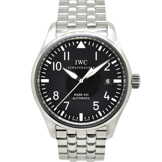 IWC　マーク16　IW325504　SS　ブラック　自動巻　USED　中古