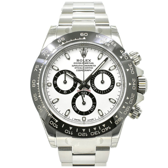 ロレックス　ROLEX　コスモグラフ　デイトナ　Ref.116500LN　ホワイト　セラミックベゼル　未使用品
