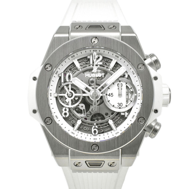 ウブロ　HUBLOT　ビッグバン ウニコ チタニウム ホワイト　441.NE.2010.RW　42mm　USED　中古