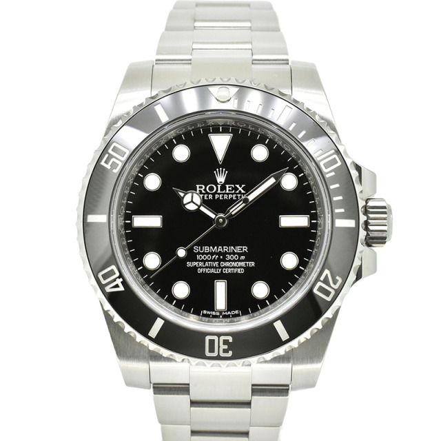 ロレックス　ROLEX　サブマリーナ ノンデイト　114060　ブラック　ランダム番　USED　中古