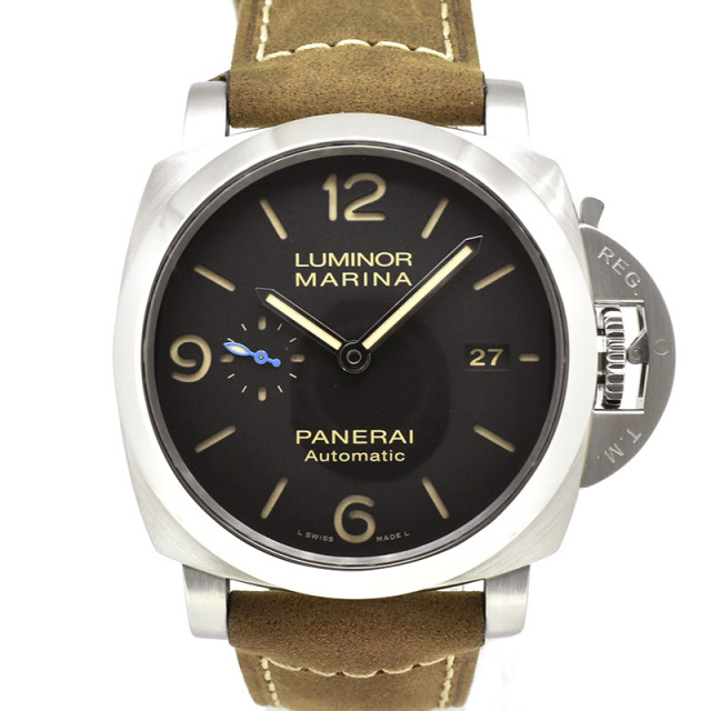 パネライ　PANERAI　ルミノールマリーナ1950　3デイズ　オートマティック　アッチャイオ　PAM01312　44mm　T番　USED　中古