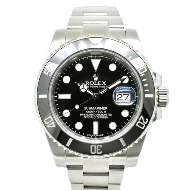ロレックス　ROLEX　サブマリーナデイト　Ref.116610LN　ブラック　SS　40mm　ランダム番　USED　中古