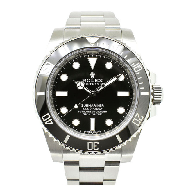 ロレックス　ROLEX　サブマリーナ ノンデイト　114060　ブラック　ランダム番　USED　中古
