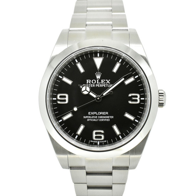 ロレックス　ROLEX　エクスプローラー1　Ref.214270　39mm　クロマライト　ブラック　USED　中古