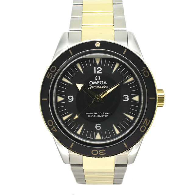 オメガ OMEGA シーマスター300 マスターコーアクシャル 233.20.41.21.01.002 ブラック 41mm USED 中古