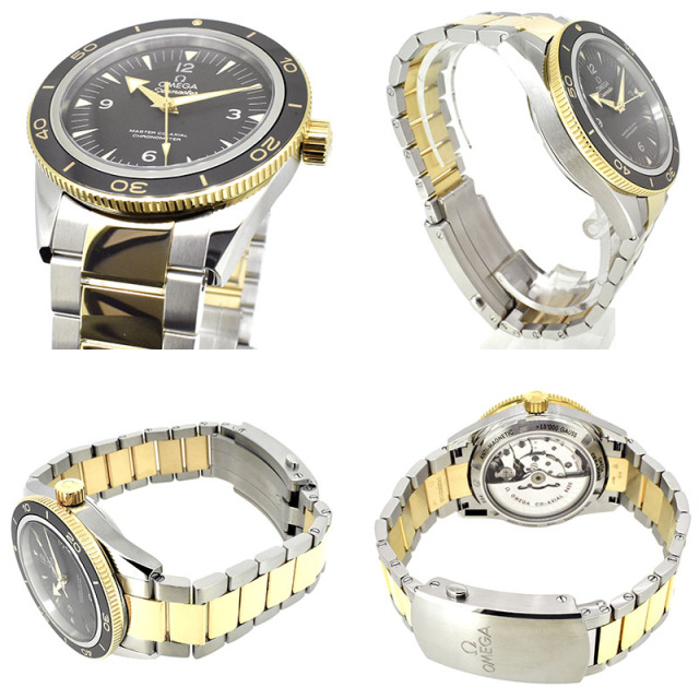 オメガ OMEGA シーマスター300 マスターコーアクシャル 233.20.41.21.01.002 ブラック 41mm USED 中古