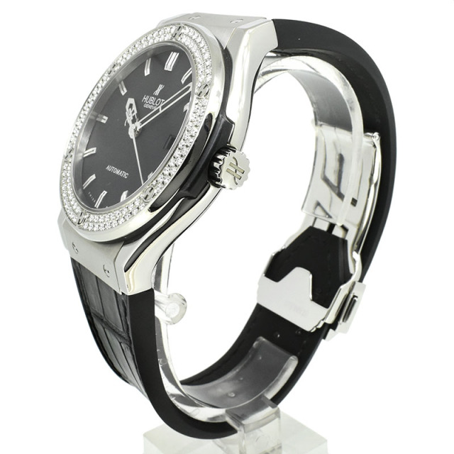 ウブロ HUBLOT クラシックフュージョン ジルコニウム ベゼルダイヤ 511