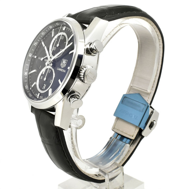 タグホイヤー TAG HEUER カレラクロノ キャリバー1887 CAR2110.FC6266 41mm SS ブラック 革ベルト 新品アウトレット