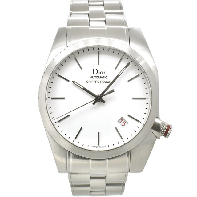 ディオール　DIOR　シフル ルージュ　CD084510　36mm　ホワイト　SS　USED　中古