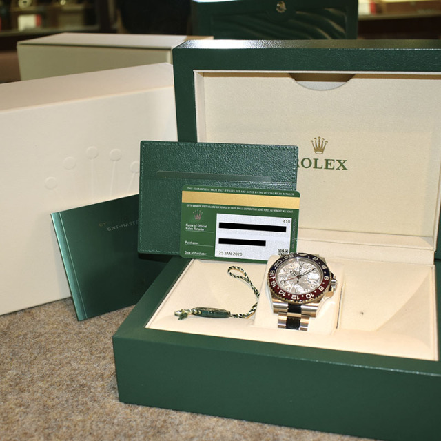 メ*ク様 管理番号61318 ロレックス 内箱　セット ロレックス ROLEX GMTマスター2 126719BLRO ブルー/レッドベゼル