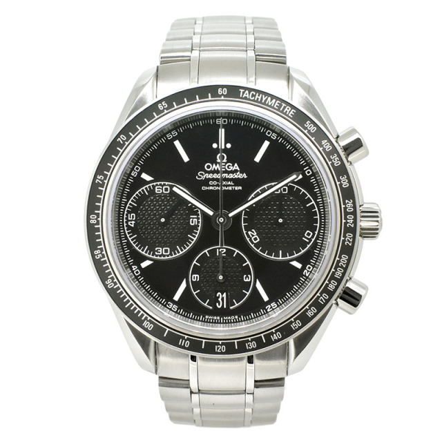オメガ　OMEGA　スピードマスターレーシング　326.30.40.50.01.001　SS　ブラック　40mm　自動巻　USED　中古