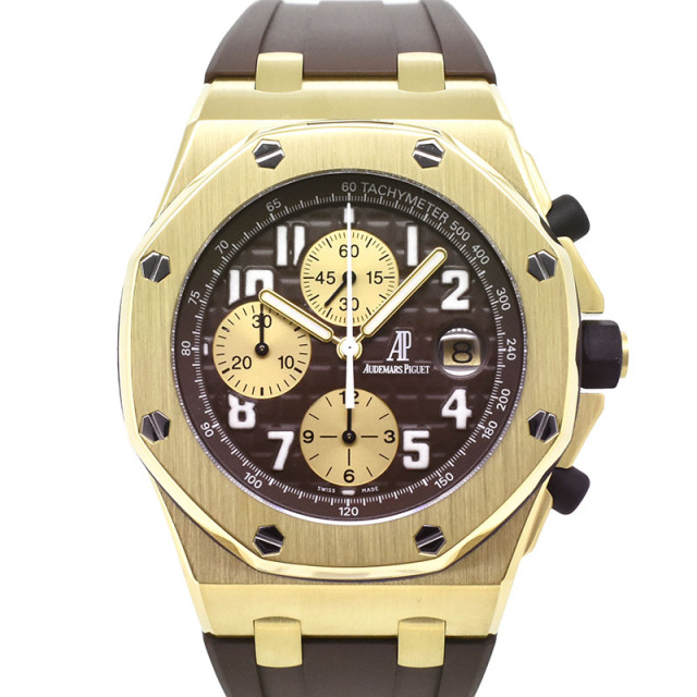 オーデマ・ピゲ　AUDEMARS PIGUET　ロイヤルオーク オフショア クロノグラフ アーノルドシュワルツェネッガー　26007BA.OO.D088CR.01　18KYG　42mm　世界400本限定　USED　中古