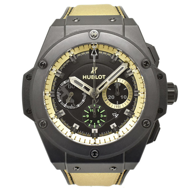 ウブロ　HUBLOT　キングパワー ウサインボルト　703.CI.1129.NR.USB12　世界250本限定　48mm　セラミック　USED　中古