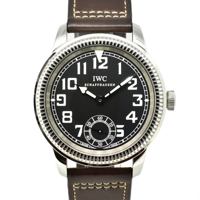 IWC　ヴィンテージ　パイロットウォッチ　ハンドワインド　IW325401　革ベルト　44mm　USED　中古