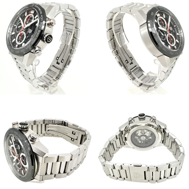 タグホイヤー TAG HEUER カレラ キャリバーホイヤー01 CAR201V.BA0714 43mm ブラック USED 中古