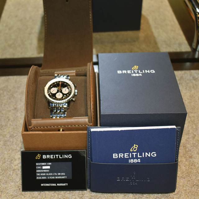 ブライトリング BREITLING ナビタイマー1 B01 クロノグラフ 43 A022B-1NP 43mm USED 中古
