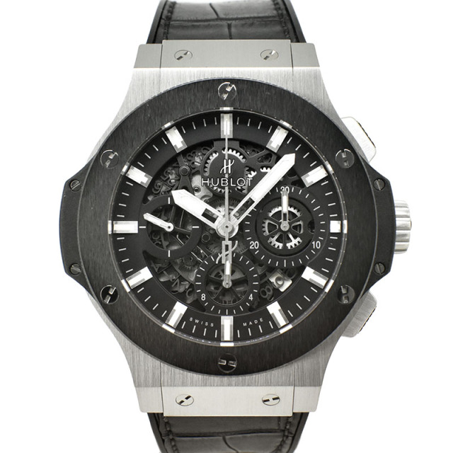 ウブロ　HUBLOT　ビッグバン アエロバン スチールセラミック　311.SM.1170.GR　44mm　USED　中古