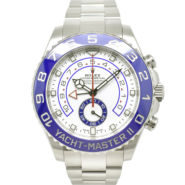 ロレックス　ROLEX　ヨットマスター2　116680　ホワイト　後期モデル　44mm　USED　中古
