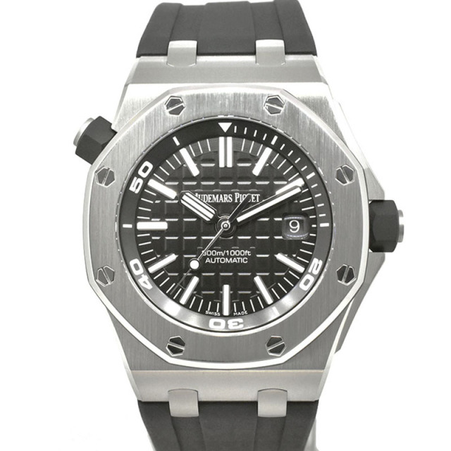 オーデマ・ピゲ　AUDEMARS PIGUET　ロイヤルオーク オフショアダイバー　15710ST.OO.A002CA.01　ブラック　SS　42mm　USED　中古