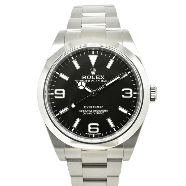 ロレックス　ROLEX　エクスプローラー1　Ref.214270　39mm　クロマライト　ブラック　USED　中古