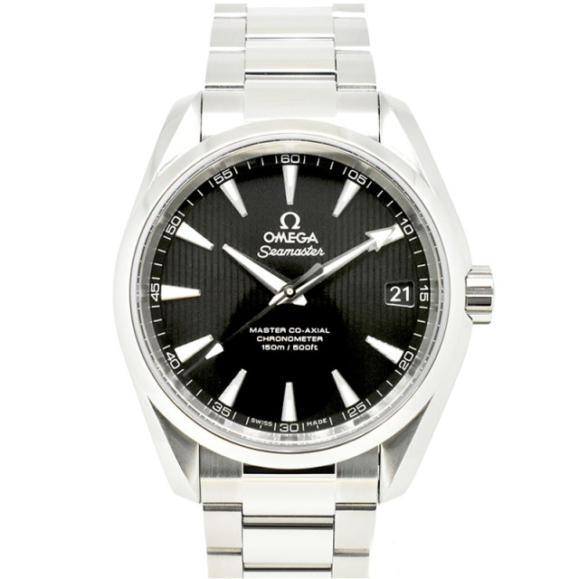 オメガ　OMEGA　シーマスター　アクアテラ　マスターコーアクシャル　231.10.39.21.01.002　ブラック　38.5mm　USED　中古