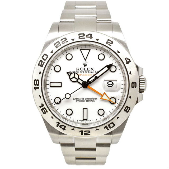 ロレックス　ROLEX　エクスプローラー2　Ref.216570　ホワイト　ランダム番　USED　中古