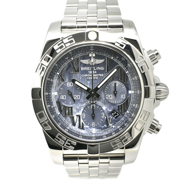 ブライトリング　BREITLING　クロノマット44 ジャパンリミテッド　A011BMPPA　ブラックシェルローマ　日本400本限定　44mm　USED　中古
