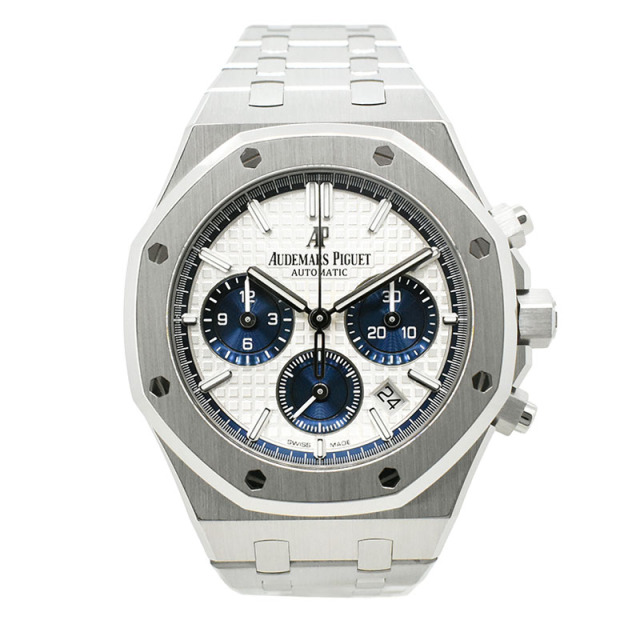 オーデマ・ピゲ　AUDEMARS PIGUET　ロイヤルオーク クロノグラフ　26315ST.OO.1256ST.01　38mm　シルバー/ブルー　ブティック限定　USED　中古
