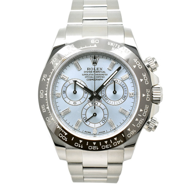 ロレックス　ROLEX　デイトナ　116506A　アイスブルー　プラチナ　ランダム番　40mm　USED　中古
